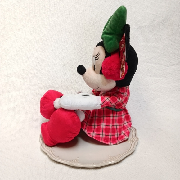 20" Disney Holiday Snowflake Minnie Mouse Plush - Picture 4 of 8
